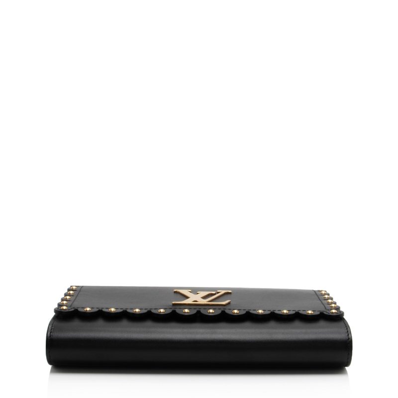 Louis Vuitton Calfskin Studded Chain Louise Shoulder Bag (tvxiQj) - Image 4