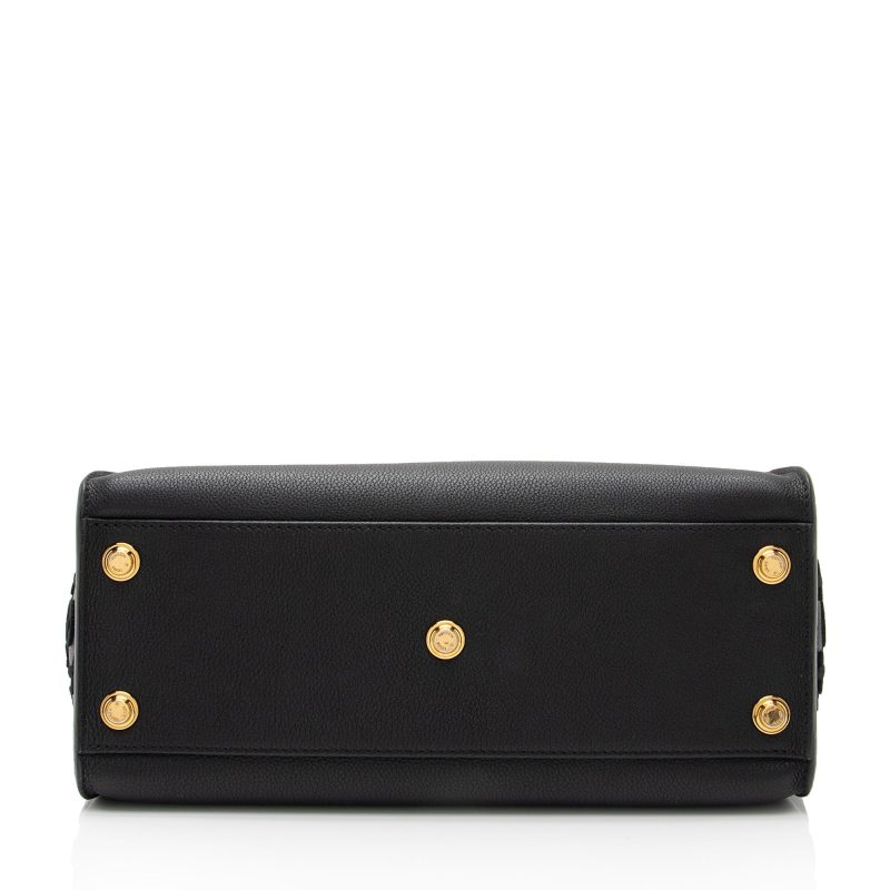 Louis Vuitton Calfskin Tufted Monogram Canvas On My Side MM Tote (WP5JFh) - Image 4