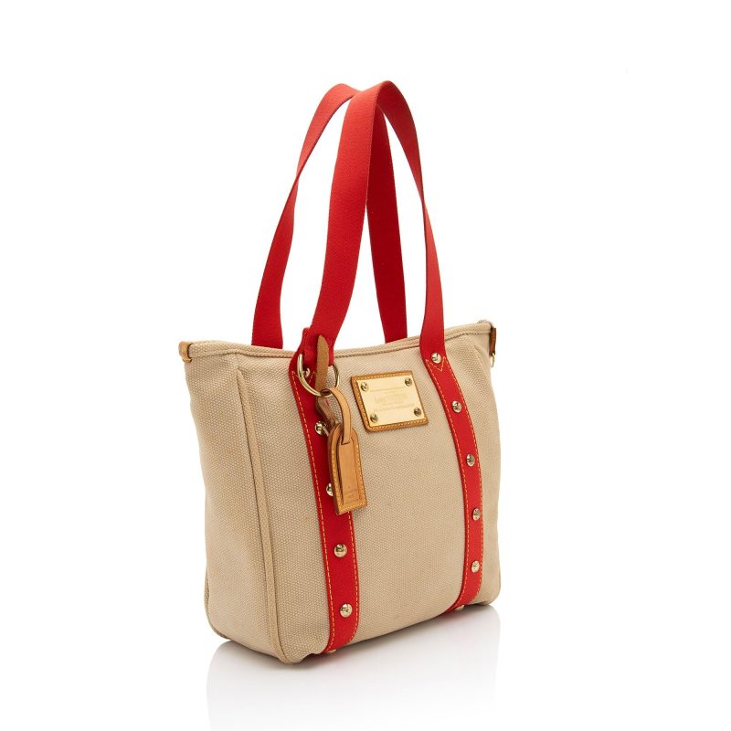 Louis Vuitton Canvas Antigua Cabas MM Tote (zkEfXc) - Image 2