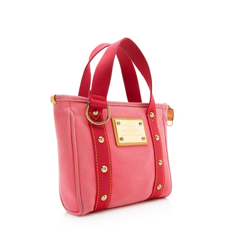 Louis Vuitton Canvas Antigua Cabas PM Tote (20670) - Image 2