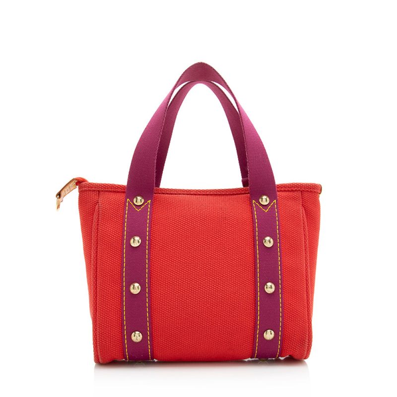 Louis Vuitton Canvas Antigua Cabas PM Tote (21092) - Image 3