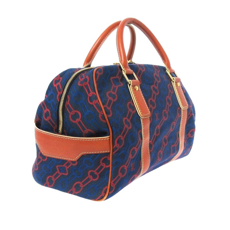 Louis Vuitton Canvas Weekend Bag 35684) - Image 2