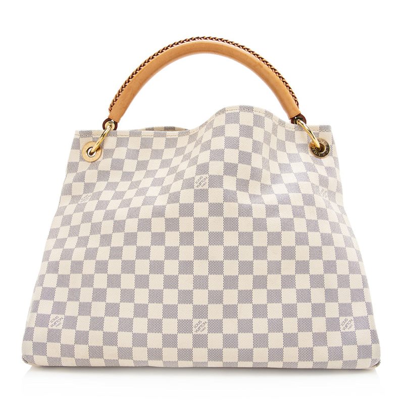 Louis Vuitton Damier Azur Artsy MM Shoulder Bag (20334) - Image 3