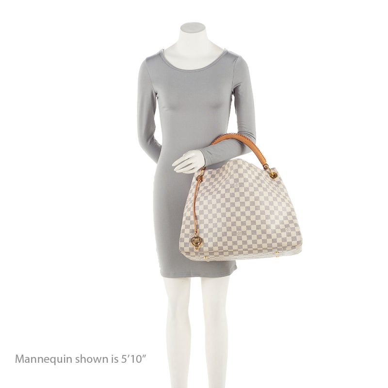 Louis Vuitton Damier Azur Artsy MM Shoulder Bag (21109) - Image 5