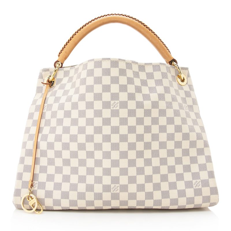 Louis Vuitton Damier Azur Artsy MM Shoulder Bag (22363)