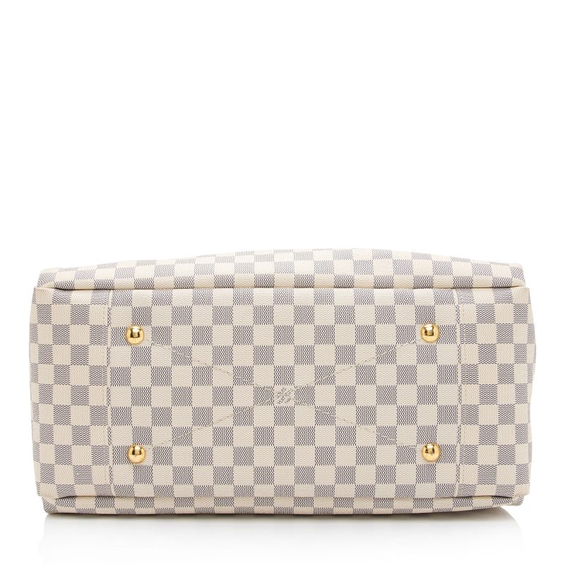 Louis Vuitton Damier Azur Artsy MM Shoulder Bag (naUphr) - Image 4