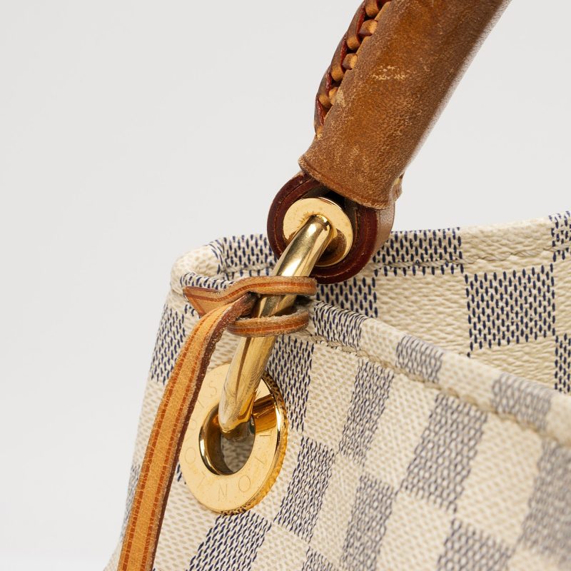 Louis Vuitton Damier Azur Artsy MM Shoulder Bag (X12eKK) - Image 9