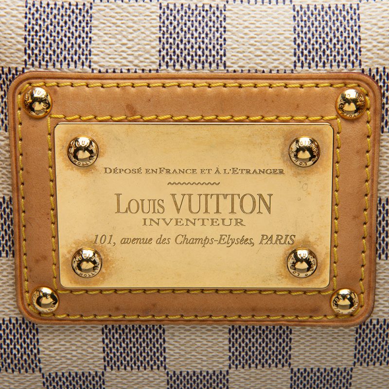 Louis Vuitton Damier Azur Berkeley Satchel (13102) - Image 9