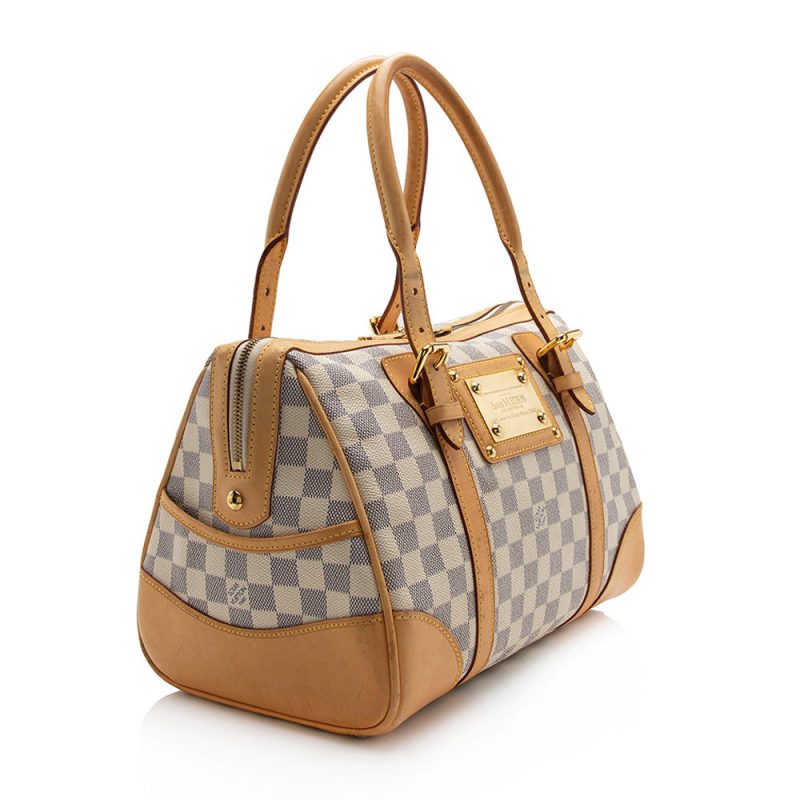 Louis Vuitton Damier Azur Berkeley Satchel (13102) - Image 2