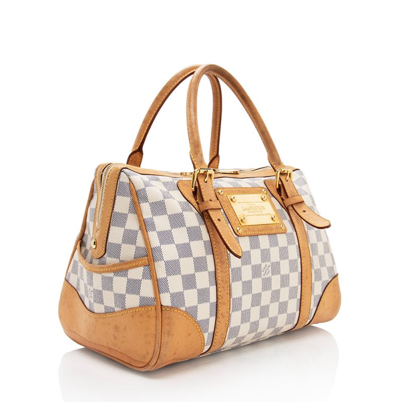 Louis Vuitton Damier Azur Berkeley Satchel (17999) - Image 2