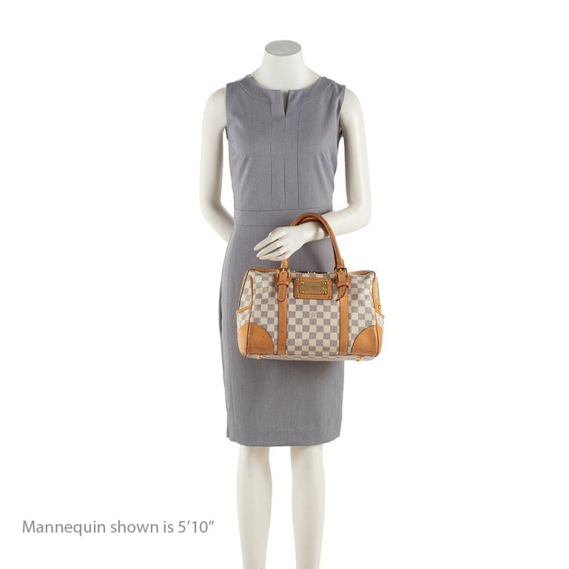 Louis Vuitton Damier Azur Berkeley Satchel (18930) - Image 5
