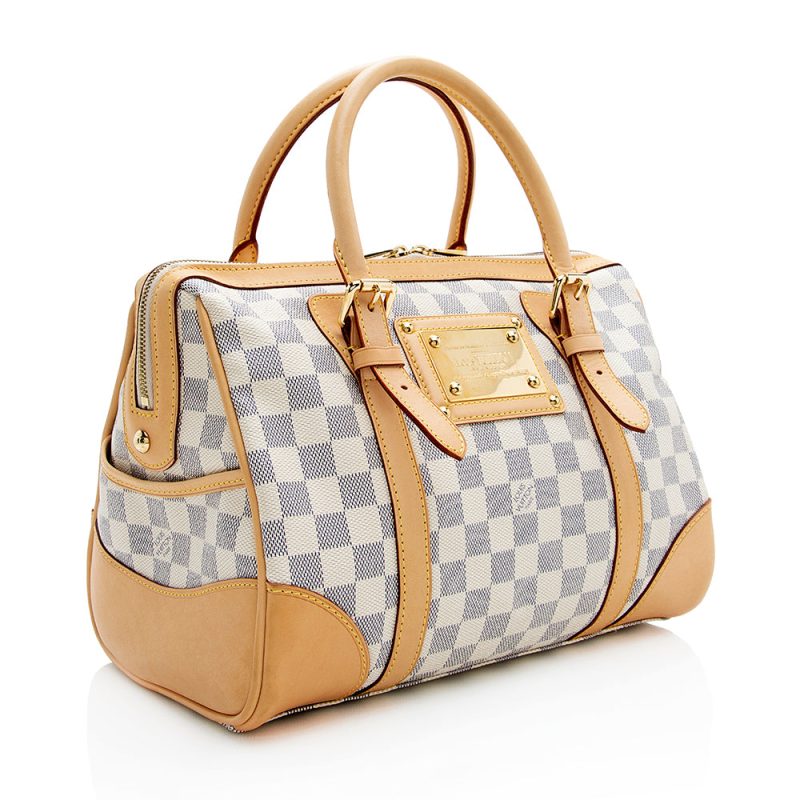 Louis Vuitton Damier Azur Berkeley Satchel (18930) - Image 2