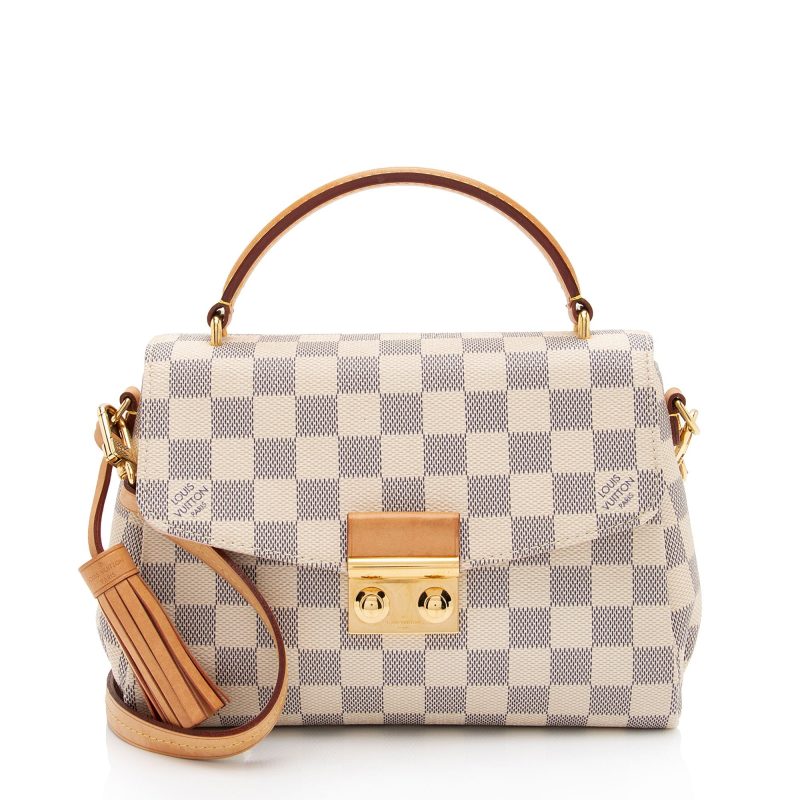 Louis Vuitton Damier Azur Croisette Shoulder Bag (SJuLJB)