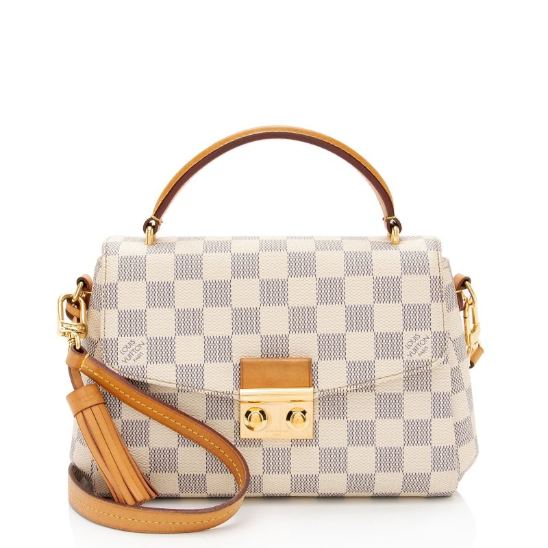Louis Vuitton Damier Azur Croisette Shoulder Bag (8mbXF1)