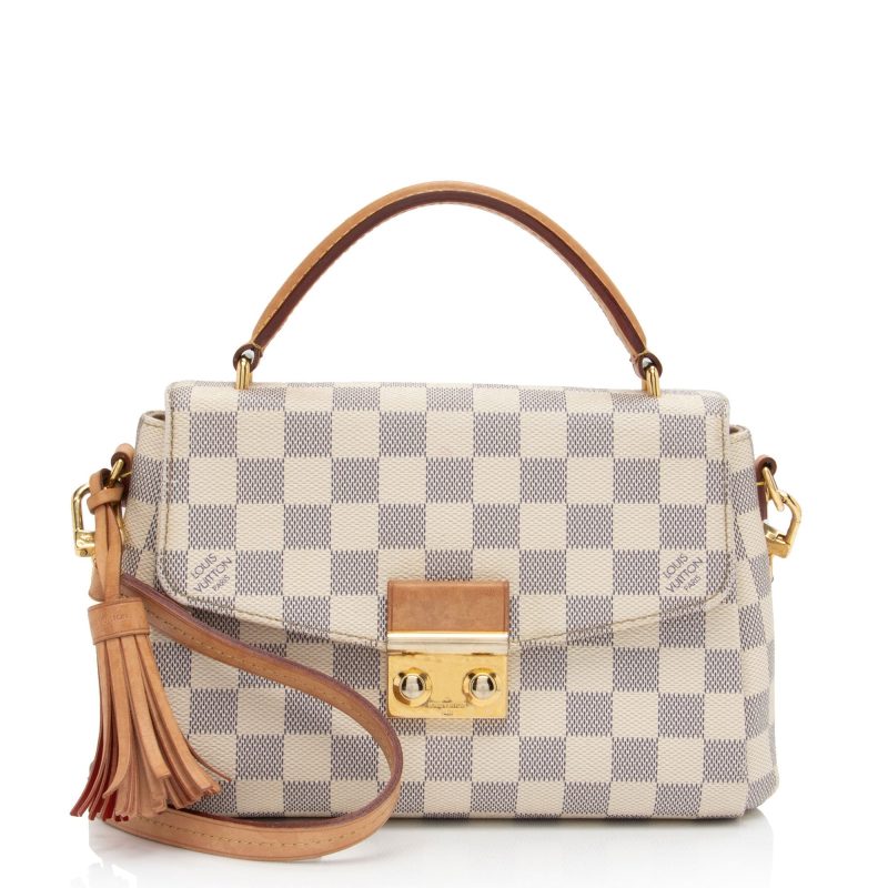 Louis Vuitton Damier Azur Croisette Shoulder Bag (WhCBUZ)