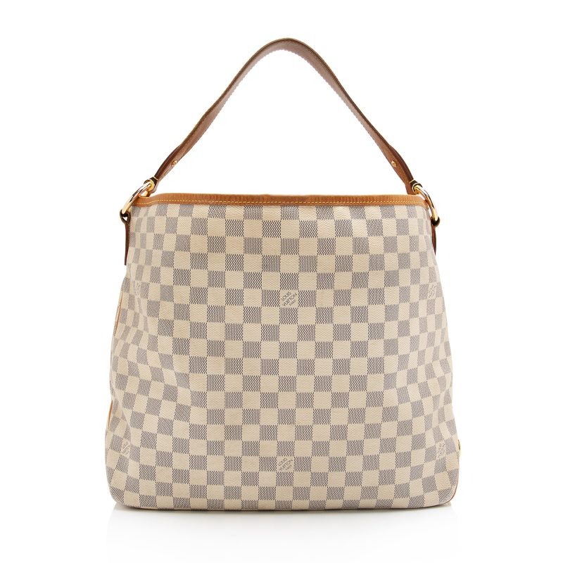 Louis Vuitton Damier Azur Delightful MM Shoulder Bag (23031) - Image 3