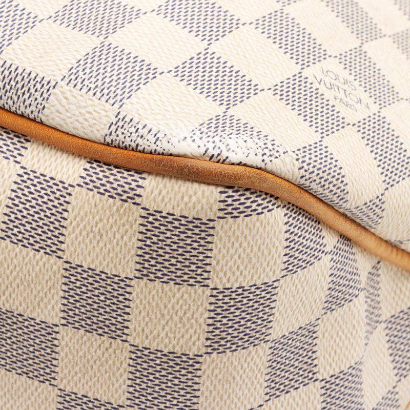 Louis Vuitton Damier Azur Delightful MM Shoulder Bag (23031) - Image 10