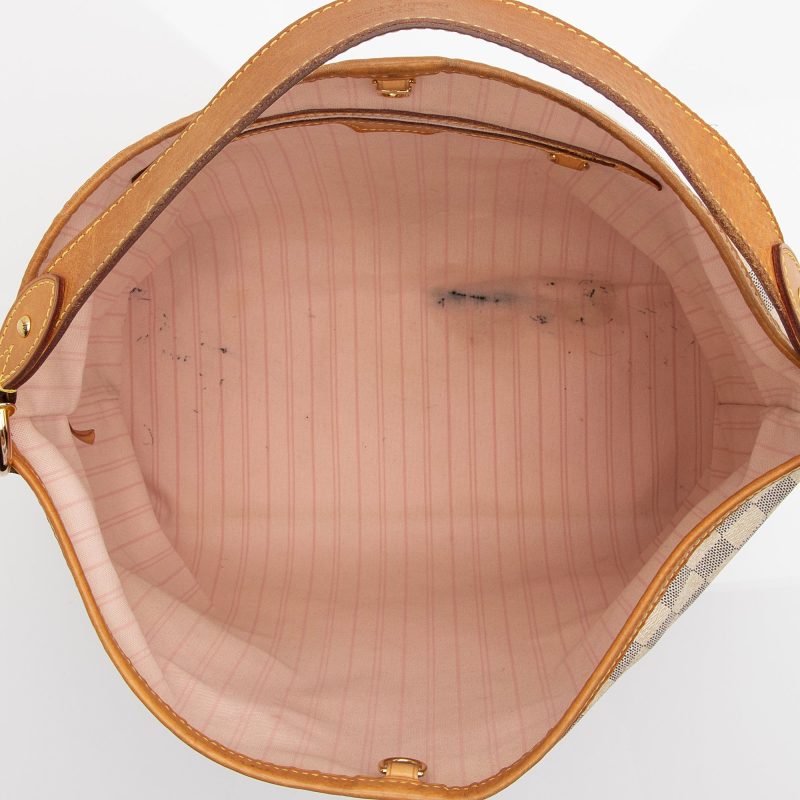Louis Vuitton Damier Azur Delightful MM Shoulder Bag (23031) - Image 7