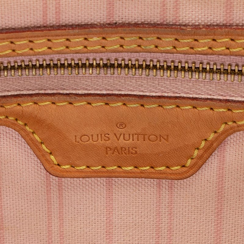 Louis Vuitton Damier Azur Delightful MM Shoulder Bag (23031) - Image 8