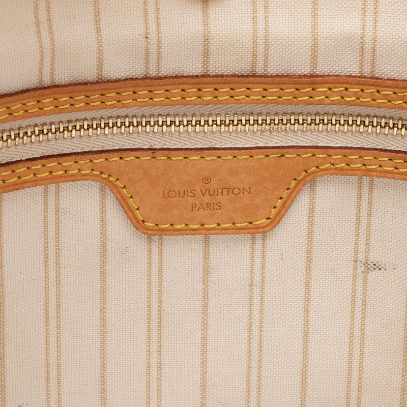 Louis Vuitton Damier Azur Delightful MM Shoulder Bag (dOaylq) - Image 8