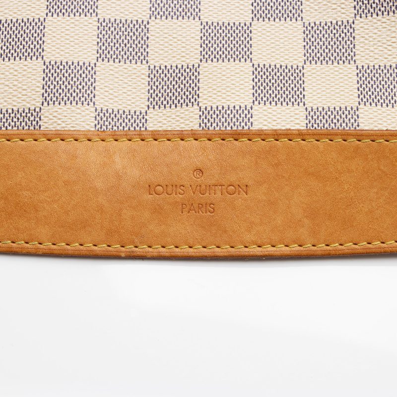 Louis Vuitton Damier Azur Delightful MM Shoulder Bag (dOaylq) - Image 9