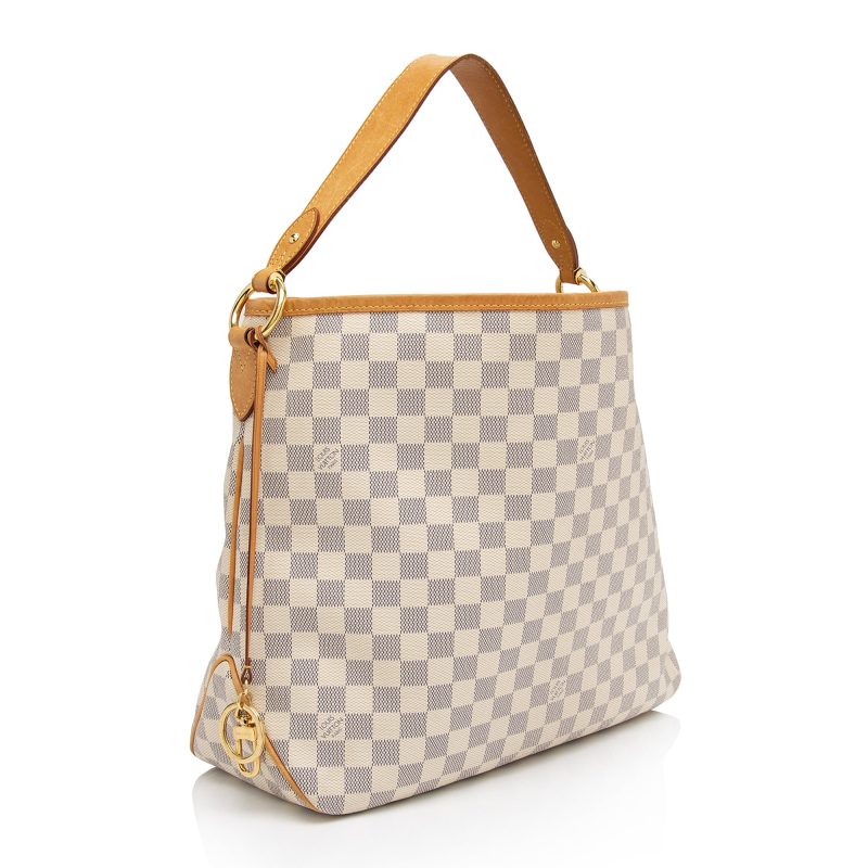 Louis Vuitton Damier Azur Delightful MM Shoulder Bag (dOaylq) - Image 2