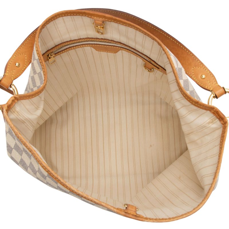 Louis Vuitton Damier Azur Delightful MM Shoulder Bag (TxIVzX) - Image 7