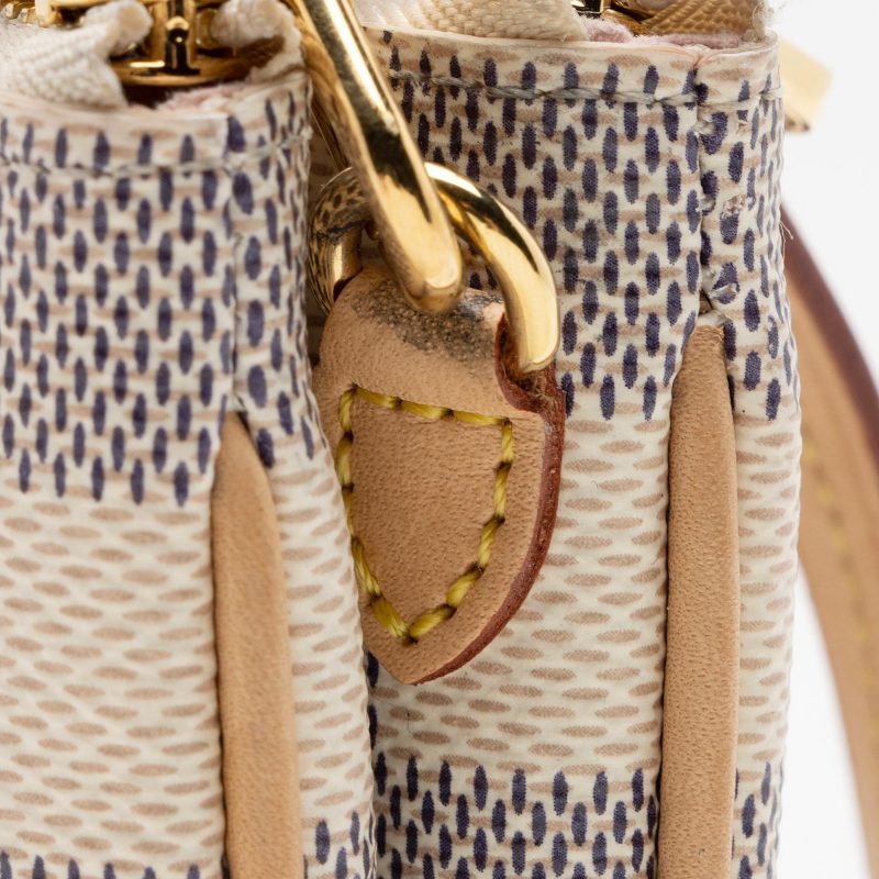 Louis Vuitton Damier Azur Double Zip Pochette (p269jg) - Image 10