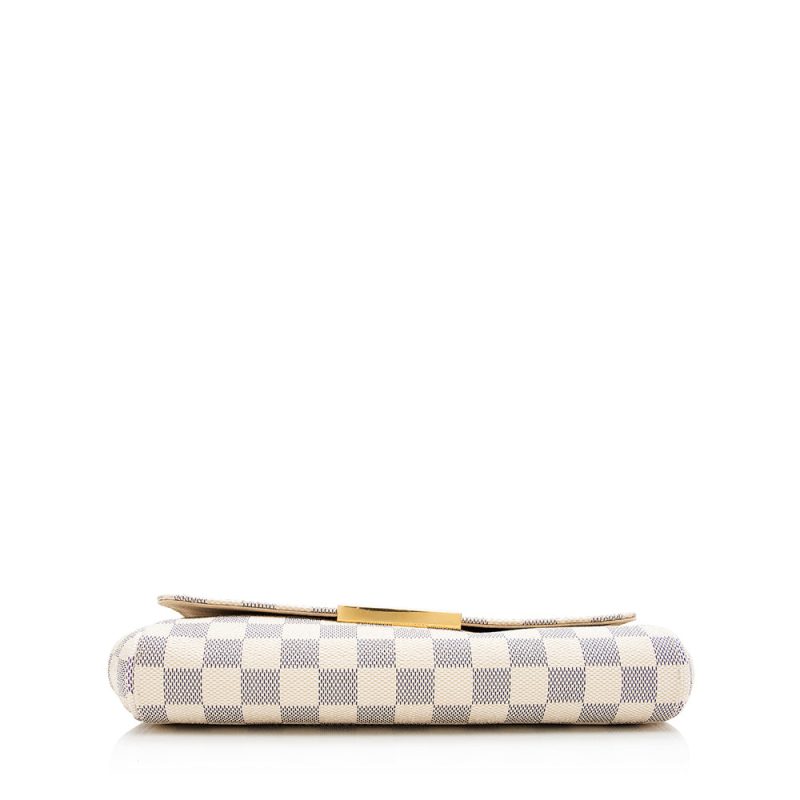 Louis Vuitton Damier Azur Favorite MM Shoulder Bag (18975) - Image 4