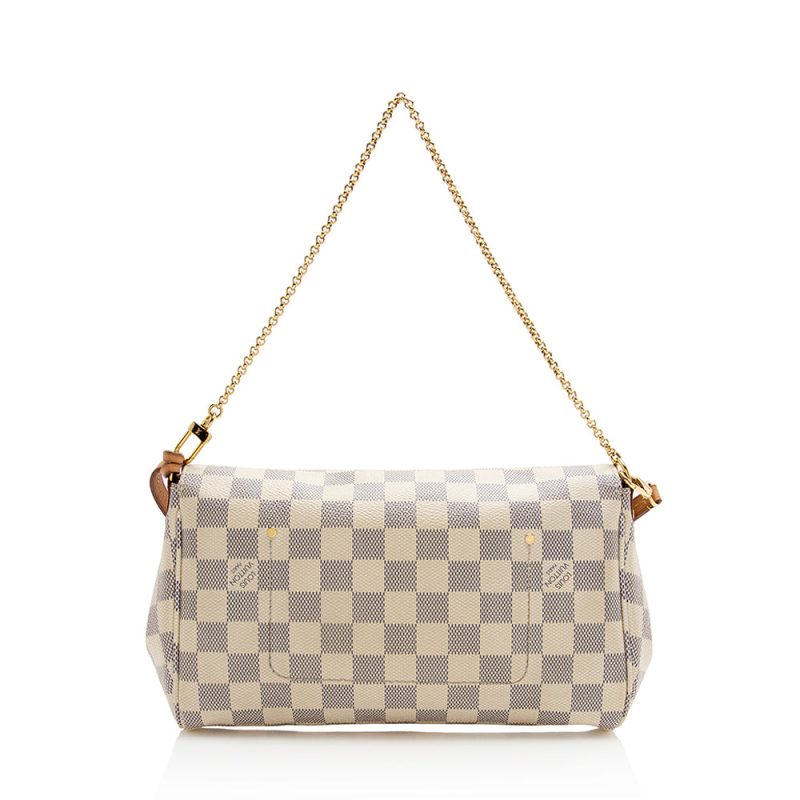 Louis Vuitton Damier Azur Favorite MM Shoulder Bag (22009) - Image 3
