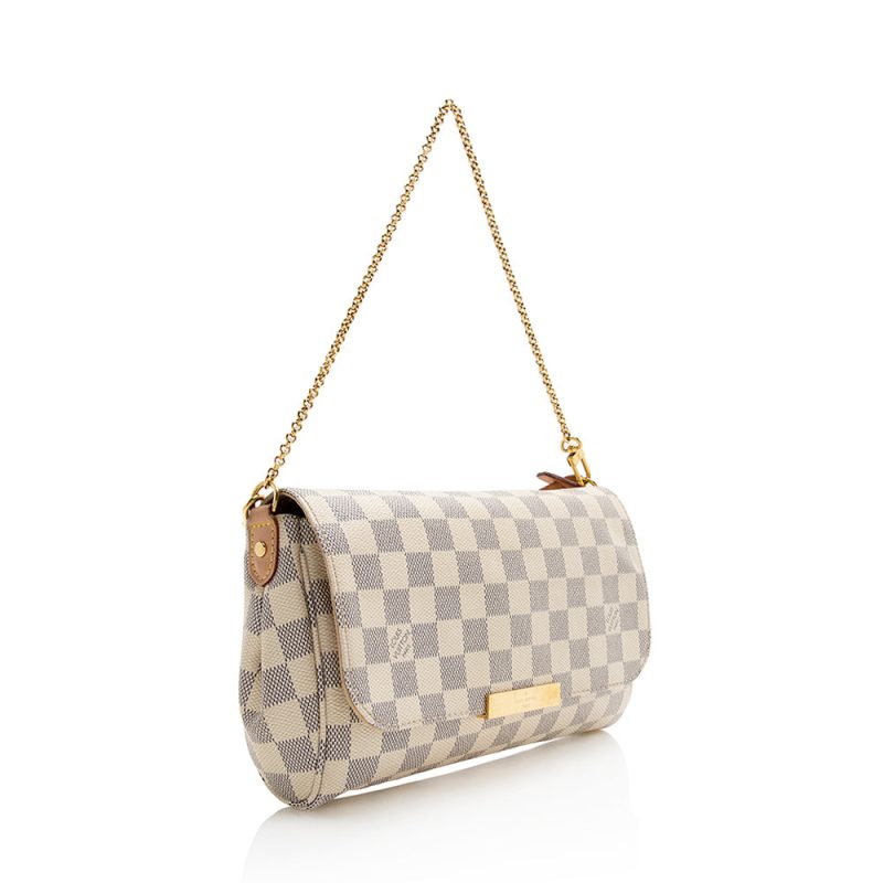 Louis Vuitton Damier Azur Favorite MM Shoulder Bag (22009) - Image 2