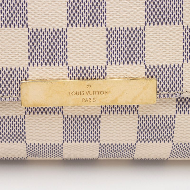 Louis Vuitton Damier Azur Favorite MM Shoulder Bag (juX6f7) - Image 9