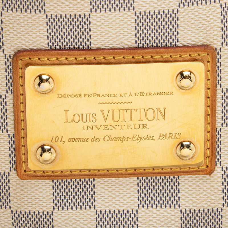 Louis Vuitton Damier Azur Galliera PM Shoulder Bag (21911) - Image 9