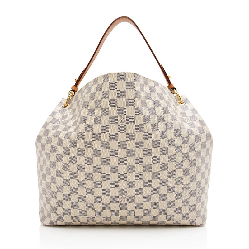 Louis Vuitton Damier Azur Graceful MM Hobo (21753) - Image 3