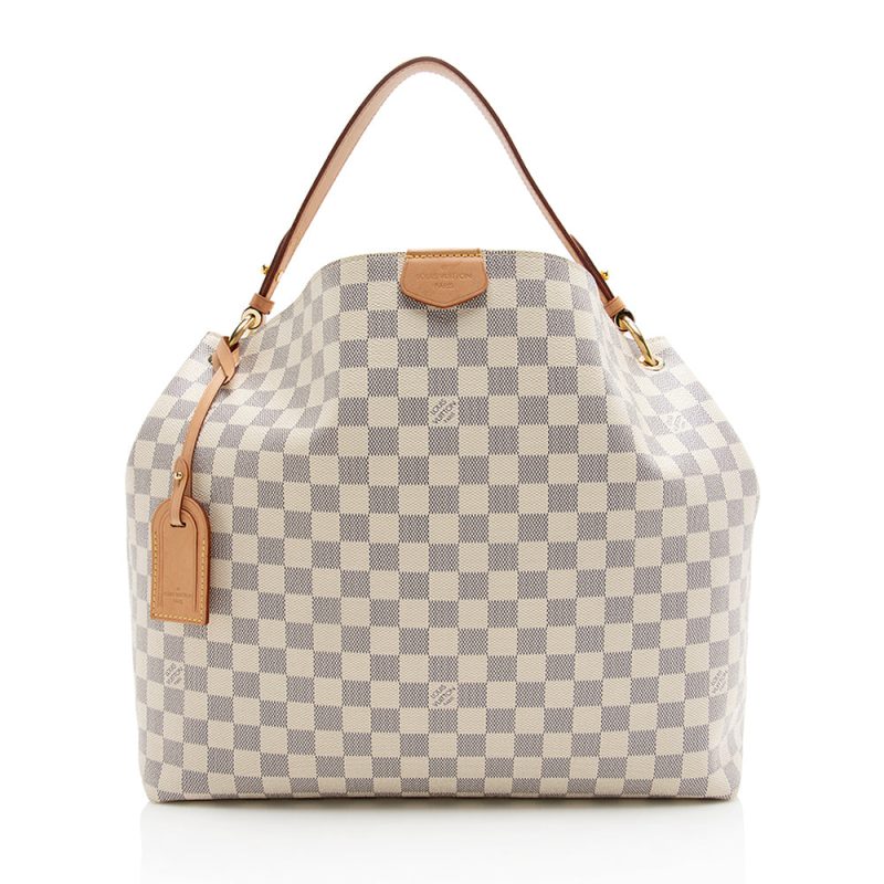 Louis Vuitton Damier Azur Graceful MM Hobo (q1zhQp)