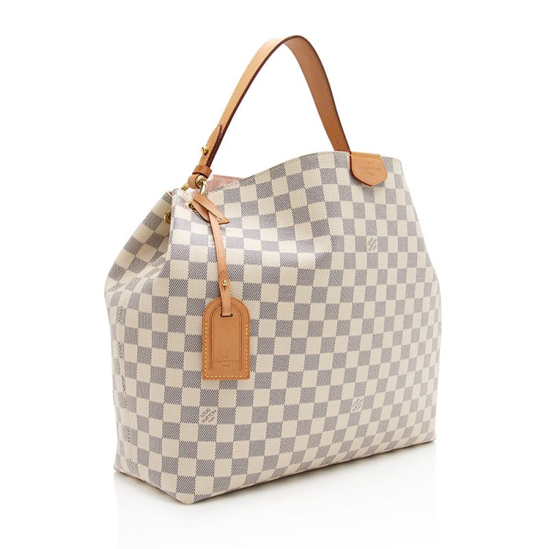 Louis Vuitton Damier Azur Graceful MM Hobo (q1zhQp) - Image 2