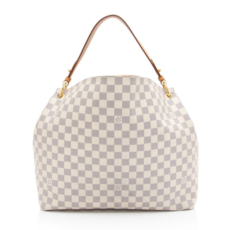 Louis Vuitton Damier Azur Graceful MM Hobo (O5b29I) - Image 3