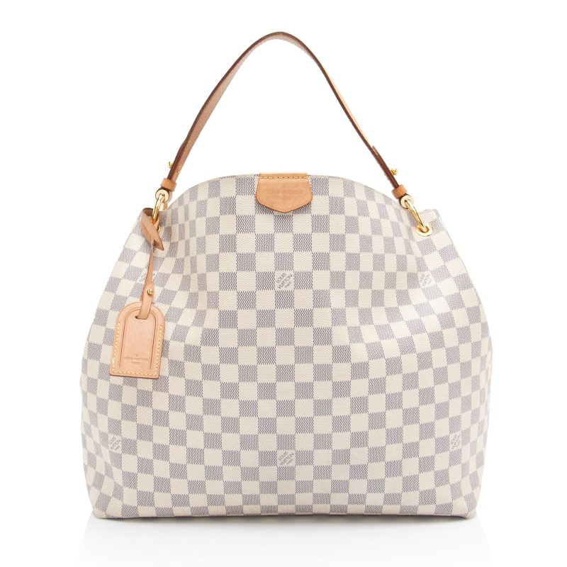 Louis Vuitton Damier Azur Graceful MM Hobo (O5b29I)