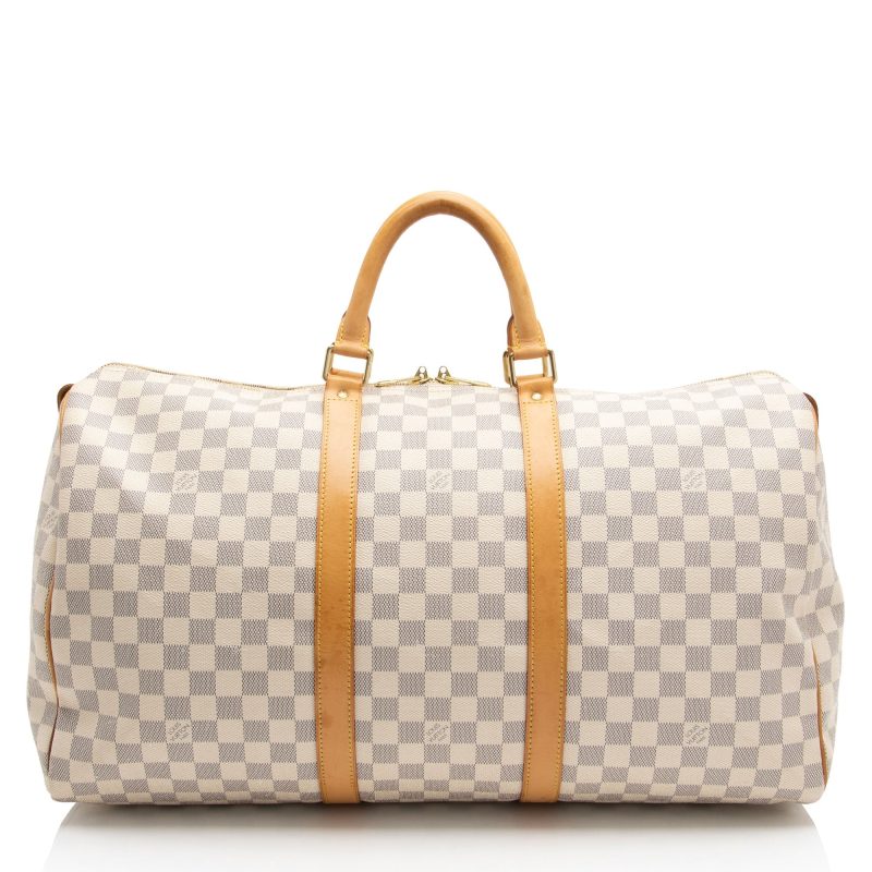 Louis Vuitton Damier Azur Keepall 50 Duffle Bag (pwEGPv)