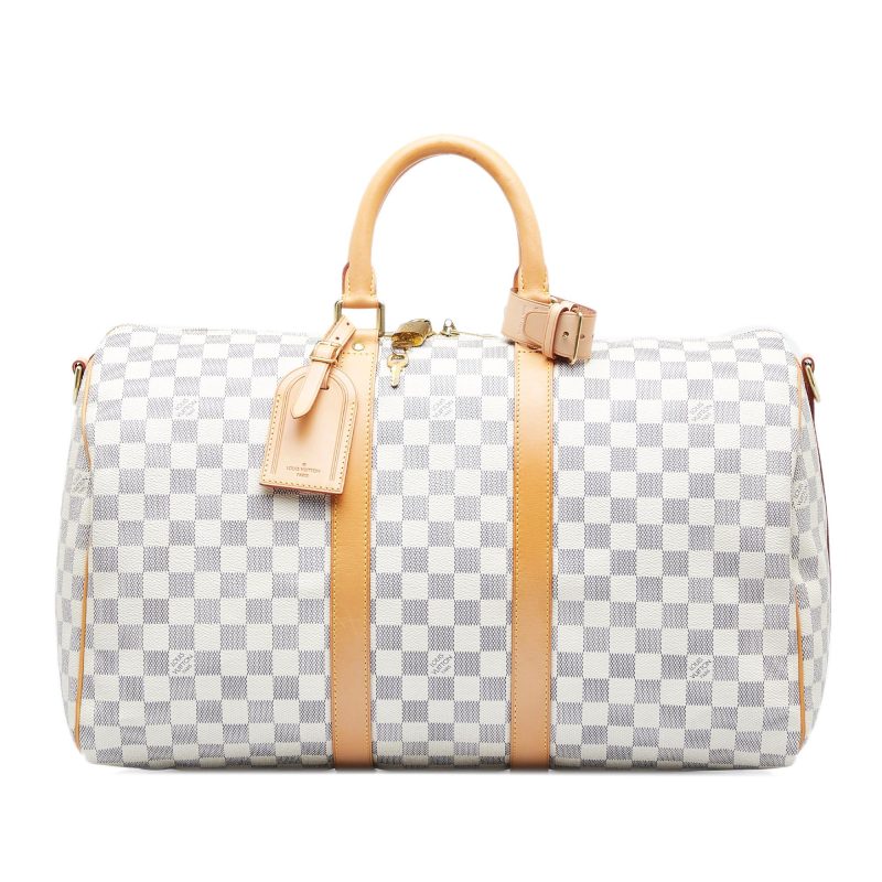 Louis Vuitton Damier Azur Keepall Bandouliere 45 (9B9KRk)