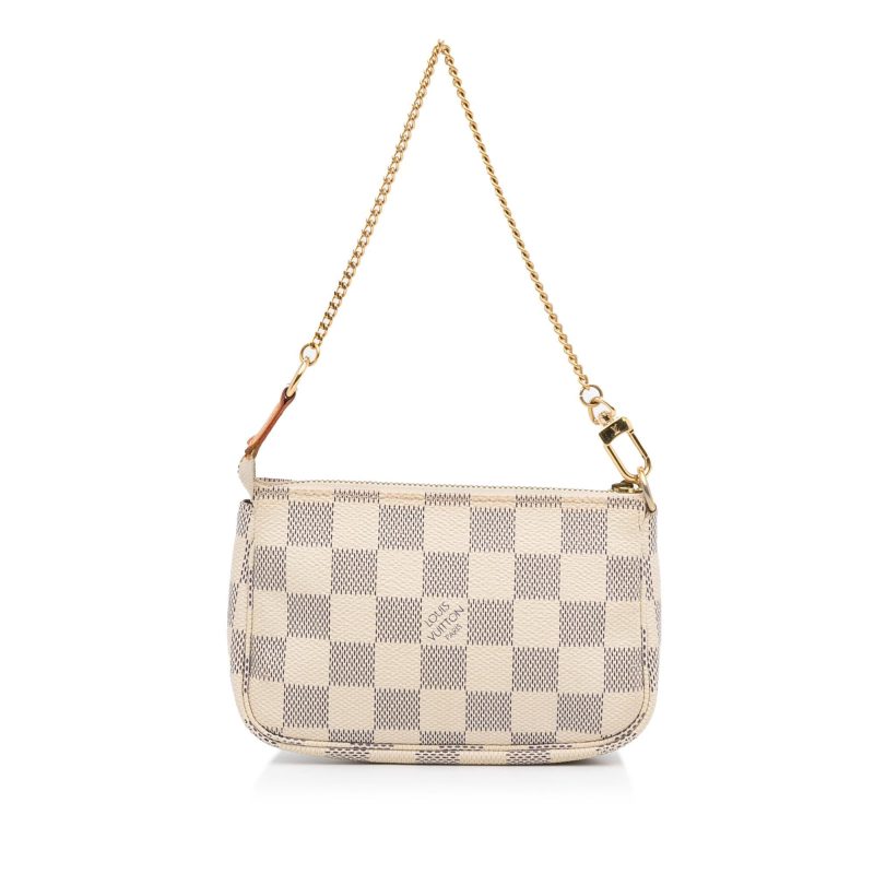 Louis Vuitton Damier Azur Mini Pochette Accessoires (Pdui6G) - Image 4