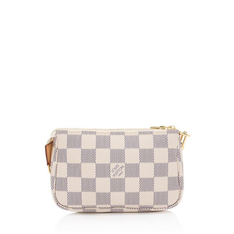Louis Vuitton Damier Azur Mini Pochette Accessoires (25E6wg) - Image 3