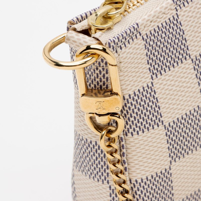 Louis Vuitton Damier Azur Mini Pochette Accessoires (25E6wg) - Image 10