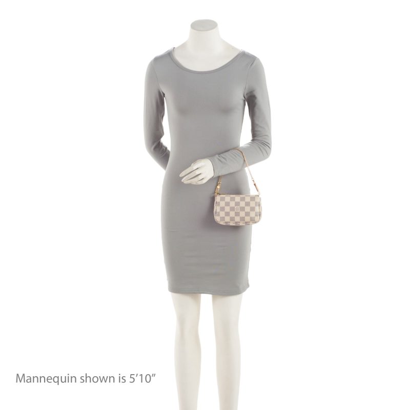 Louis Vuitton Damier Azur Mini Pochette Accessoires (25E6wg) - Image 5