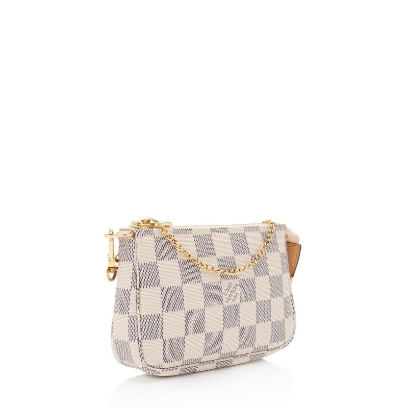 Louis Vuitton Damier Azur Mini Pochette Accessoires (25E6wg) - Image 2