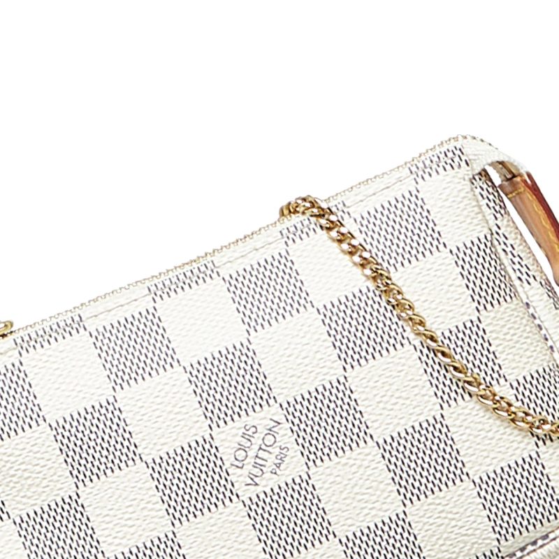 Louis Vuitton Damier Azur Mini Pochette Accessories (eG9Mdv) - Image 10