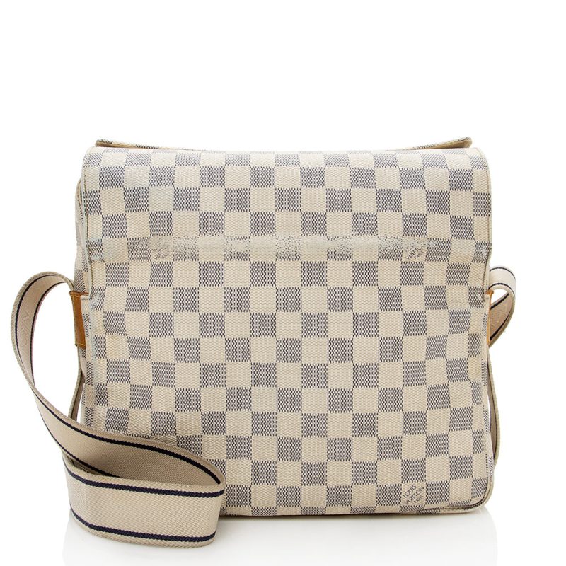 Louis Vuitton Damier Azur Naviglio Messenger Bag - FINAL SALE (14872)