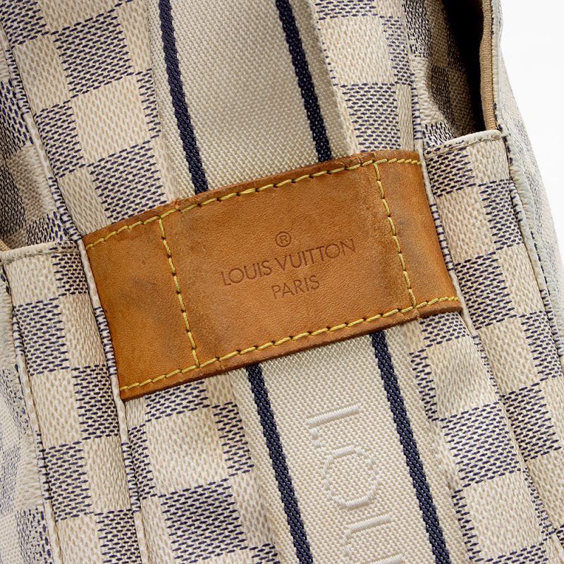 Louis Vuitton Damier Azur Naviglio Messenger Bag - FINAL SALE (14872) - Image 9