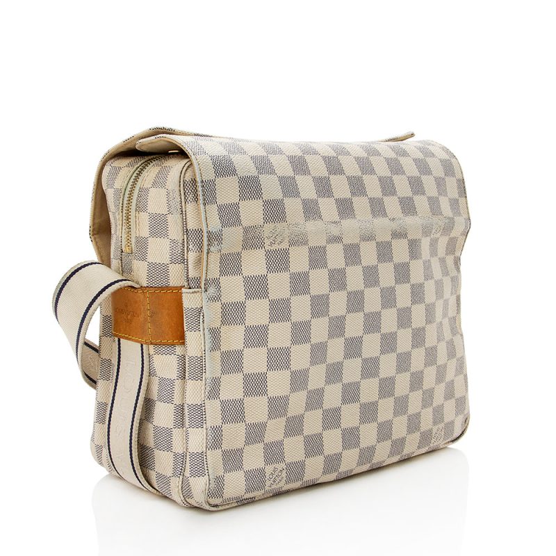 Louis Vuitton Damier Azur Naviglio Messenger Bag - FINAL SALE (14872) - Image 2