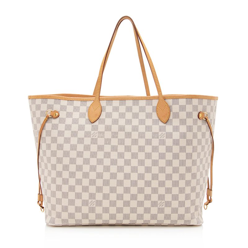 Louis Vuitton Damier Azur Neverfull GM Tote (19839) - Image 3